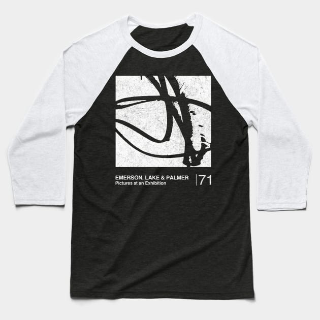 ELP / Original Minimalist Graphic Fan Artwork Design Baseball T-Shirt by saudade